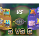Las partidas serán de 5 contra 5 jugadores, cada uno controlando un pokémon diferente desde nivel 1.